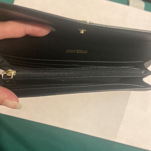 Jimmy Choo NEW Black JC Continental OGLR Ladies Wallet. - Picture 3 of 5